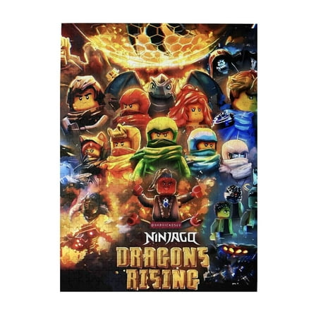 500 Pieces Puzzles Ninjago Wooden Puzzle Large Puzzle Game Artwork Family Decorations Unique Puzzle Gift