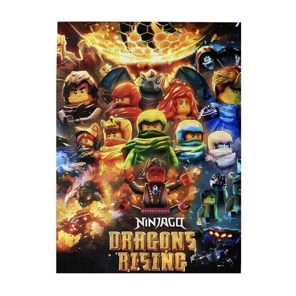 500 Pieces Puzzles Ninjago Wooden Puzzle Large Puzzle Game Artwork Family Decorations Unique Puzzle Gift