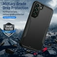 thumbnail image 7 of SaniMore for Samsung Galaxy S24 Plus Case, Military Grade Drop Protection Hard PC + Shock Absorption TPU Bumper Dual-Layer Shockproof Anti-Scratch Cover for Galaxy S24 Plus 2024, Black, 7 of 7