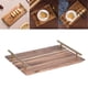 thumbnail image 4 of Bandeja de de Acacia para Servir, Rectangular para , Sushi, Merienda, Pan, Pastel S Baoblaze Bandeja de servicio de madera, 4 of 8