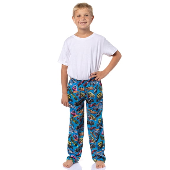 Hot Wheels Sleep Family Bone Shaker Sharkruiser Tossed Cars Print Pajama Pants