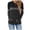 Black, variant on Color Block Ribbed Hoodies for Women Fall Winter Long Sleeve Hooded Sweatshirt with Pockets Pullover Tops