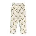 thumbnail image 5 of Naloa Cartoon Snake Print Women’s Ultra-Soft Comfy Pajama Lounge Pants with Pockets & Drawstring, 5 of 8