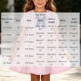 thumbnail image 3 of Spazoro Girls Cute Dresses Bow Decor, Short Puff Sleeve Collared Soft & Comfy Solid Color Casual A-Line Dress for School Pink Size 5-6 T, 3 of 8