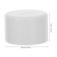 thumbnail image 2 of UPGRATOR 10 Pack White PVC Pipe Fitting Cap Durable Weather Resistant for Pipe Sealing and Capping 40mm, 2 of 8