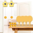 thumbnail image 2 of Children's Hanging Table Tennis Trainer Exercise Equipment Frame Table Tennis Exerciser Self Training Yellow 4 Paddles, 2 of 8