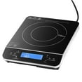 thumbnail image 1 of KFFKFF Portable Induction Cooktop, 1800W Electric Induction Burner with 9 Temperature Settings, Countertop Induction Hot Plate with 4H Timer, 24H Reservation, Child Lock, Easy to Clean, for Cooking, 1 of 9
