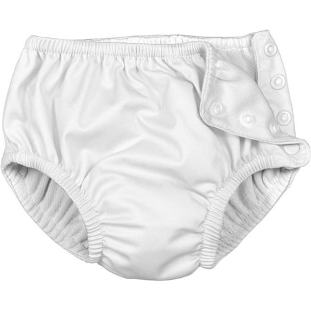 UPC: 0715418140872 | i Play. Baby Ultimate Reusable Snap Swim Diaper  New White  6 Months