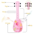 thumbnail image 4 of Ukelele Toy Guitar YOLOPARK 17 para niñas y niños de 3 a 7 años, 4 of 9