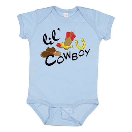 

Inktastic Lil Cowboy Boys Baby Bodysuit
