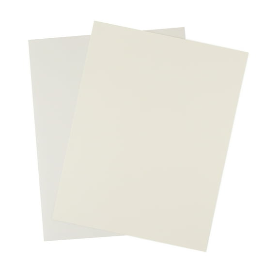 100 Sheets Shimmer Silver & Champagne 8.5” x 11” Cardstock Paper by Recollections - Acid and Lignin Free Paper for Scrapbooks - Arts & Crafts - 1 Pack