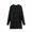 Black, variant on Women's Longline Crew Neck Geometric Knit Tunic Sweater - Cozy Relaxed Pullover Top for Fall Winter Office Work and Casual Weekend Outings