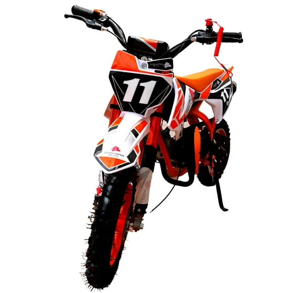 Motocicleta Infantil Shahoma MC01 Premium Motocross 49cc Anaranjada