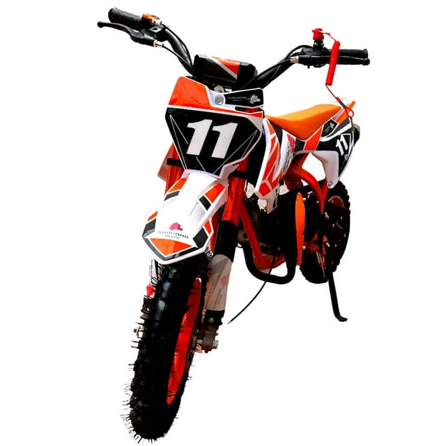 Motocicleta Infantil Shahoma MC01 Premium Motocross 49cc Anaranjada
