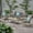 Mixed Black/Light Gray Washed, variant on Camdyn Outdoor 4 Piece Wood and Wicker Chat Set, Mixed Black