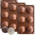 thumbnail image 1 of Durable Semi Sphere Baking Molds, Chocolate Bomb Mold with Dishwasher Safe Food Grade Silicone, Perfect for Crafting Delicacies, Long-Lasting Durable, Easy Release Clean for Quick Cleanup, 1 of 5