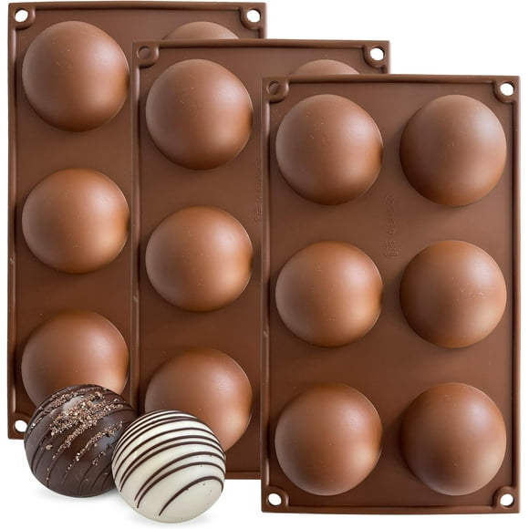 Creative Chocolate Bomb Mold, Semi Sphere Baking Molds with Heat Resistant Food Grade Silicone, Ideal for Home Chefs Seeking Quality, Long-Lasting Durable, Multi-Functional Use