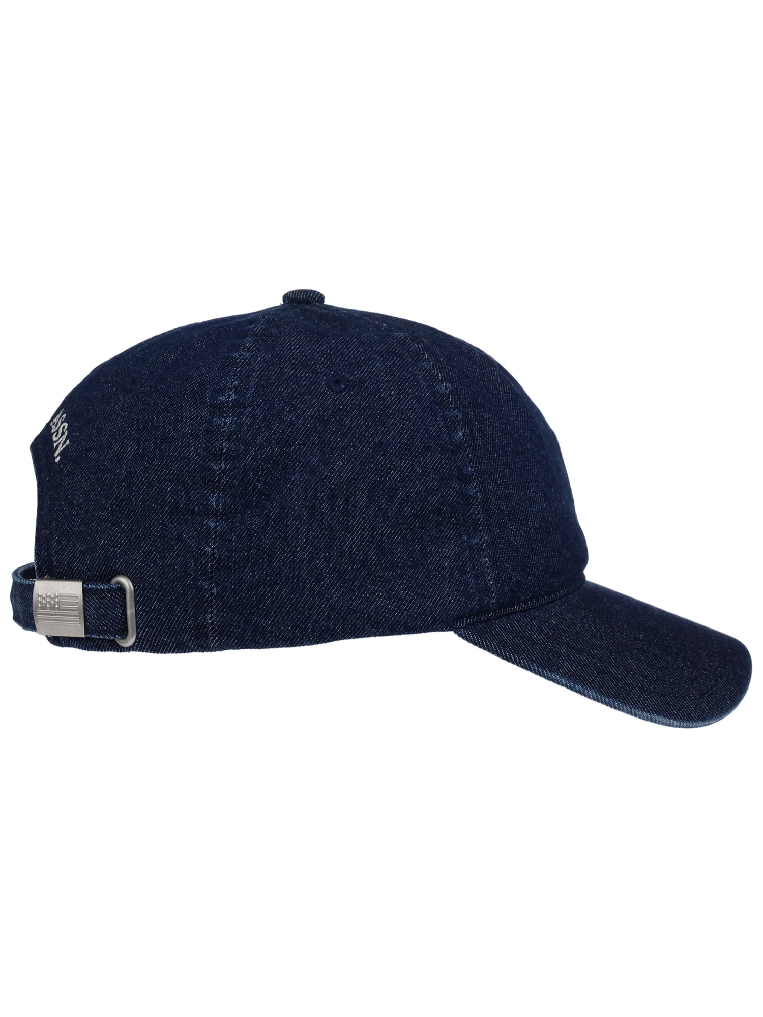 U.S. Polo Assn. Double Horseman Embroidered Dad Hat, Dark Denim, One Size