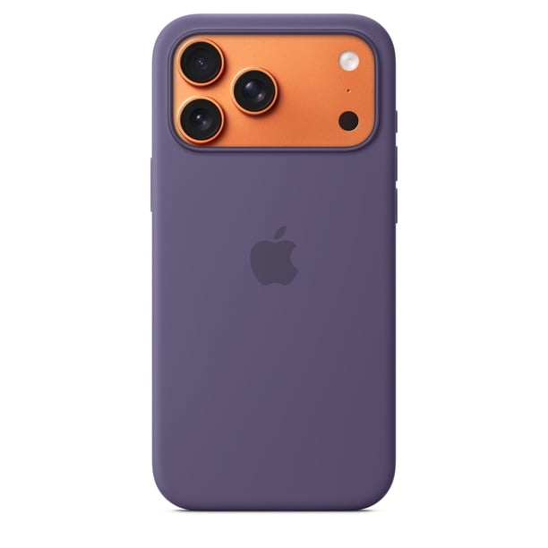 Funda de silicona para iPhone 17 Pro Max de Apple con MagSafe, morado