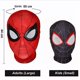 thumbnail image 2 of Máscara de superhéroe Miles Spiderman, Peter Parker, disfraz de Halloween, Material de tela de licra, adultos y niños qym unisex, 2 of 2