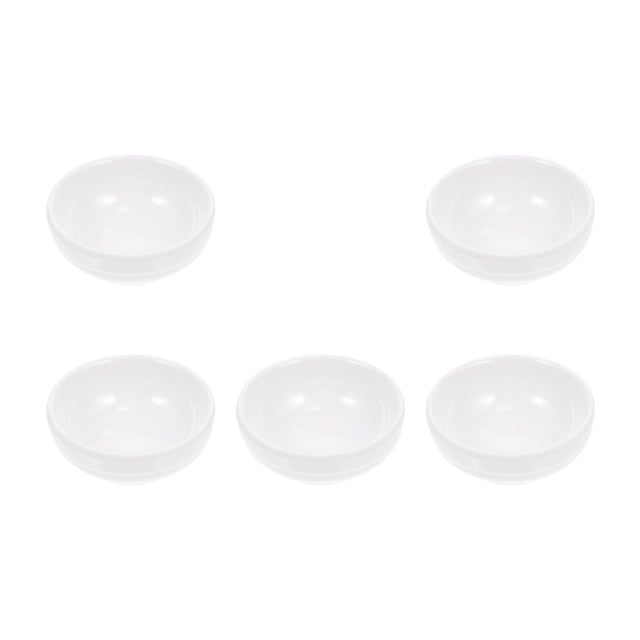 5Pcs Melamine Dish Melamine Sauce Bowls Color Stirring Trays Student Stationery