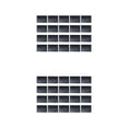 thumbnail image 3 of Billuyoard Sobres de papel de 50 piezas - Sobres de papel Kraft duraderos y resistentes clásicos y elegantes Negro carbón para bodas 155 * 105 negro carbón 155*105mm (M) 2piezas, 3 of 6