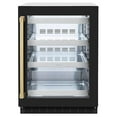 thumbnail image 2 of ZLINE Autograph Edition 24 in. Touchstone 151 Can Beverage Fridge With Black Matte Glass Door And Polished Gold Handle (RBSOZ-BLM-24-G), 2 of 2
