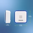 thumbnail image 4 of Kit de timbre inalámbrico Philips DES3140W/27 150 m blanco, 4 of 6