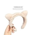 thumbnail image 3 of Character Headband Plush Cute Cat Ear Shape Hair Hoop for Girls, 3 of 21
