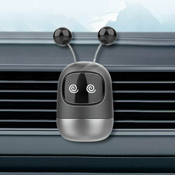 Fiudx Difusor para Coche, Adorno de Aromaterapia con Forma de Robot, Ambientador con Clip para Ventilación, Decoración Elegante para El Coche, Crea Un Ambiente Relajante, Mejora El Interior Del Coche
