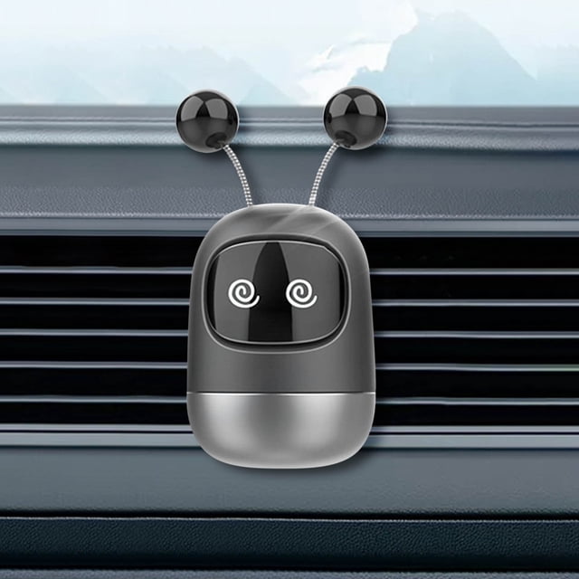 DPTALR Car Perfume Freshener Freshener Vent Clip Auto Perfume Diffuser Cute Robot Car Diffuser Solid Aromatherapy On Ornament Decor