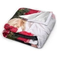 thumbnail image 4 of Personalised Blankets for Adults Custom Photo Picture Blanket Throw Fleece Flannel Customised Throws, Valentines Birthday Anniversary Wedding Gifts Him, Her, Family, 9 Photos, Full, 4 of 6