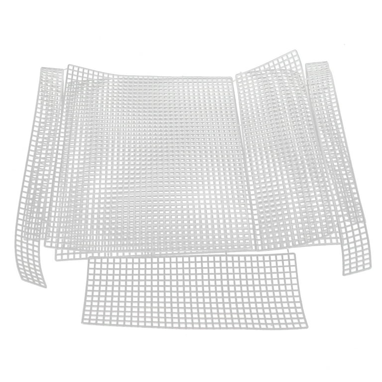 COHEALI 20 Pcs Woven Mesh Sheet Plastic mesh Buckram Bag DIY Material  Needlepoint Blank Canvas DIY Bag mesh Braid Accessories Bag Making Plastic  pad