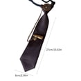 thumbnail image 5 of Aellinatey Stylish School Girl Necktie Kids Chain Pre-tied Tie Uniform Accessories, 5 of 10