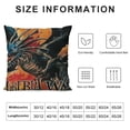 thumbnail image 5 of YINGXI Fourth Wing Merch, Dragon-Rider Pillowcase Fantasy Gift, Inspired Gift for Dragon Reversible Sided Pillowcase, Birthday Gift Pillow Case Decor, 22x22in, 5 of 5