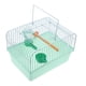 thumbnail image 1 of Jaula portátil para pájaros con bebedero y comedero. Amplia jaula para pájaros para un viaje cómodo. Transportín metálico para pájaros. Jaula de viaje portátil para pájaros., 1 of 8