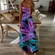 thumbnail image 2 of Mujeres Casual cuello en V sin mangas vendaje estampado de rayas chaleco suelto Sling vestido largo OAVQHLG3B Store lin121212, 2 of 4