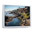 thumbnail image 2 of Designart "Coastal Retreat in South America I" Nautical & Beach Floater Framed Canvas Art Print, 2 of 7