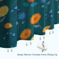 thumbnail image 6 of Pioneer Flower Floral Print Pattern Shower Curtain 36"x72", Bathroom Decorative Shower Curtain Set with 12 Hooks, Waterproof Washable, 6 of 6