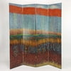 Wayborn Hand Painted Fall In The Forest Room Divider