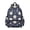 Sun and Moon, variant on Moth and Skeleton Gothic Pattern Backpack for School, Cute School Bag with Adjustable Shoulder Straps and Padded Back, 13.4"x11"x4.7"