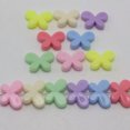 thumbnail image 7 of U8MO 100 Mixed Pastel Color Acrylic Cute Butterfly Beads Charms 17X12mm, 7 of 7