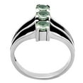 thumbnail image 5 of Prasiolite (Green Amethyst) - Brazil 925 Sterling Silver Ring s.7 Jewelry DGR1124_F_7 R-1050, 5 of 7