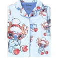 thumbnail image 2 of Lilo & Stitch Girls Holiday Button Up Shirt and Pants Pajama Set, 2-Piece, Sizes 4-12, 2 of 3