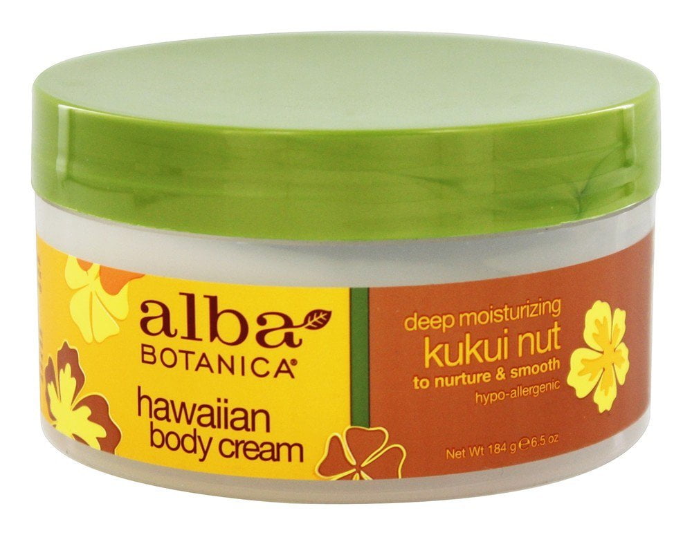 Alba Botanica Hawaiian Body Cream Deep Moisturizing Kukui Nut Walmart