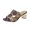 70#Purple, variant on Women’s Floral Cutout Multicolor Rhinestone Block Heel Slide Sandals, Open Toe Glam Party Casual Slippers