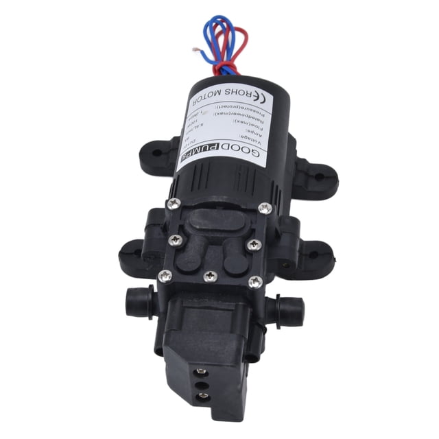 High Pressure Water Pump, 12V Electric Diaphragm Pump High Pressure 1.0Mpa 5.5L/Min Intelligent Miniature Water Pump for RV Garden