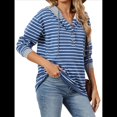 thumbnail image 1 of Sudaderas con Capucha de Moda para Mujer, Sudaderas Holgadas de Gran Tamaño, Camisetas de Larga, Corte Holgado Azul M, 1 of 10