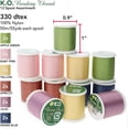thumbnail image 6 of The Beadsmith KO Thread, Japanese Pre-Waxed 100% Nylon Beading Thread, 12 Color Assortment, 330TEX, Tangle Resistant Knotting Cords, 50 Meters, Use for Seed Bead Projects, Loom Work, Bead Weaving, 6 of 8