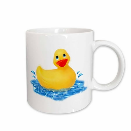 

3dRose Rubber Duck Ceramic Mug 11-ounce